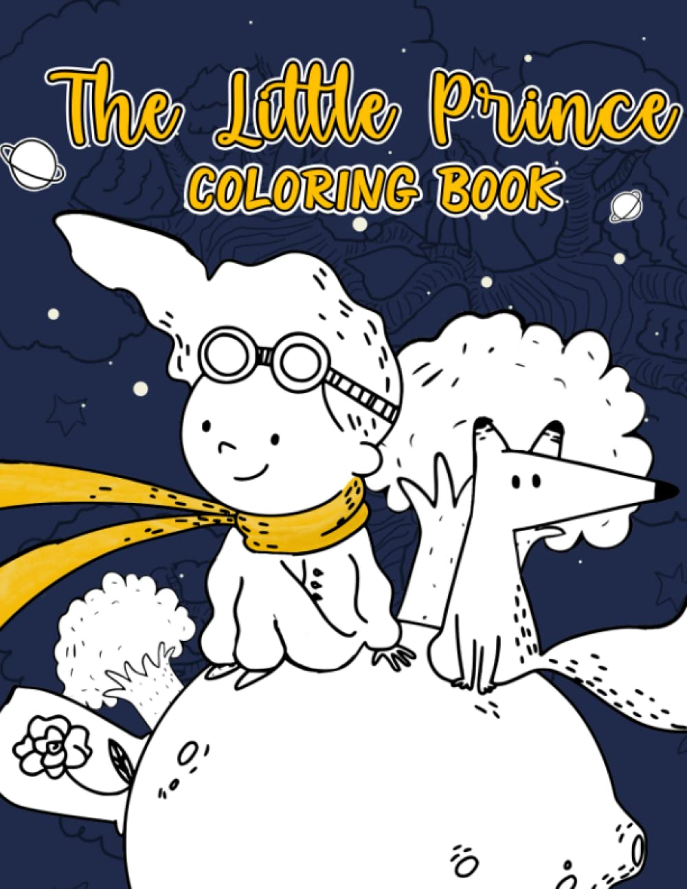 The Little Prince Coloring Book Little Boy And The Pilot Illustration