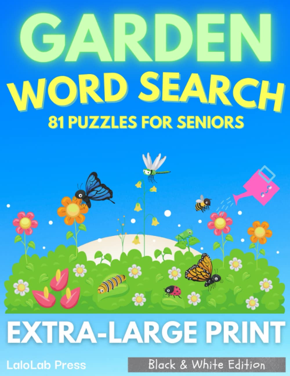 Garden Extra Large Print Word Search Puzzle Book For Seniors Garden