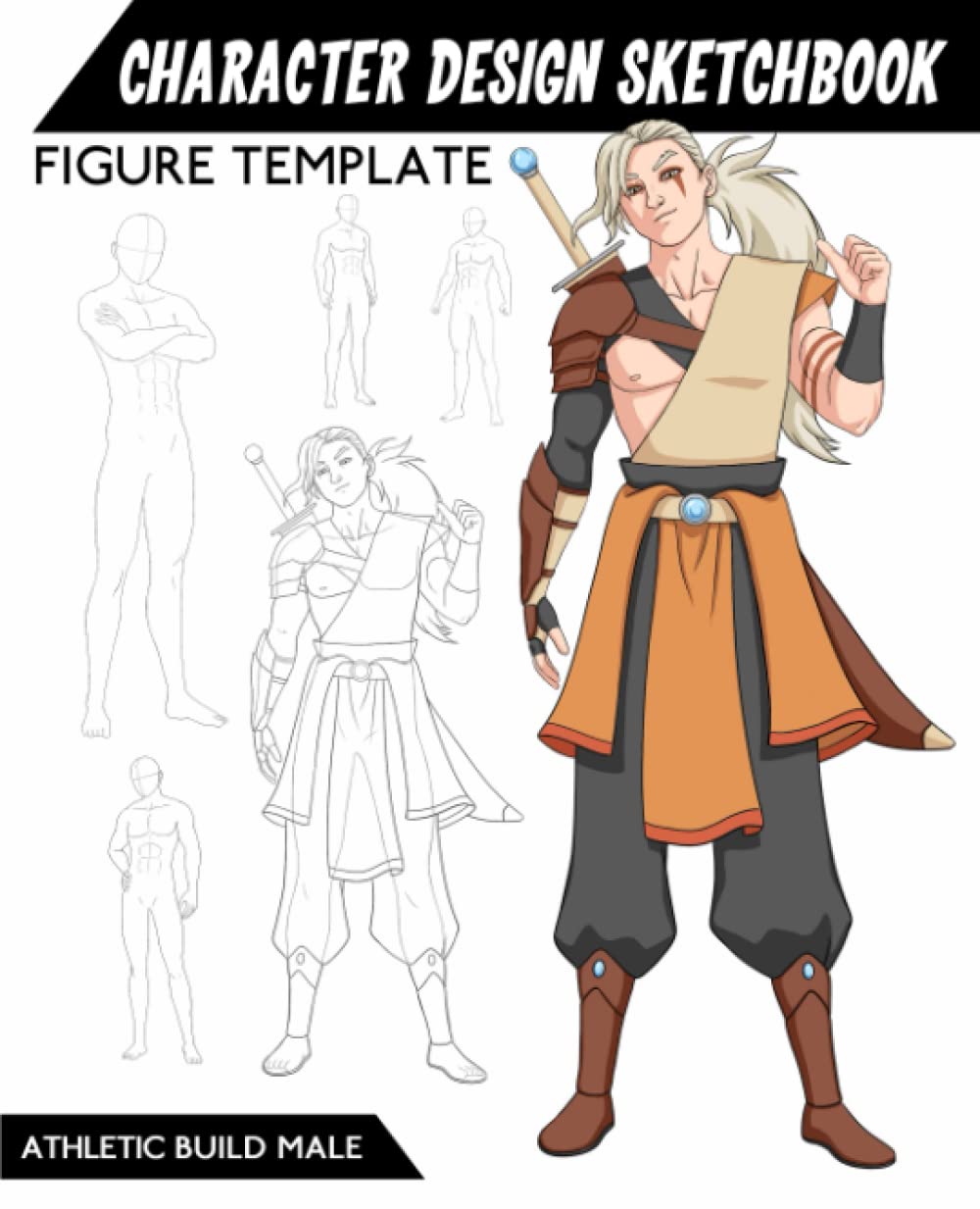 Character Design Sketchbook Figure Template 98 Figure Templates