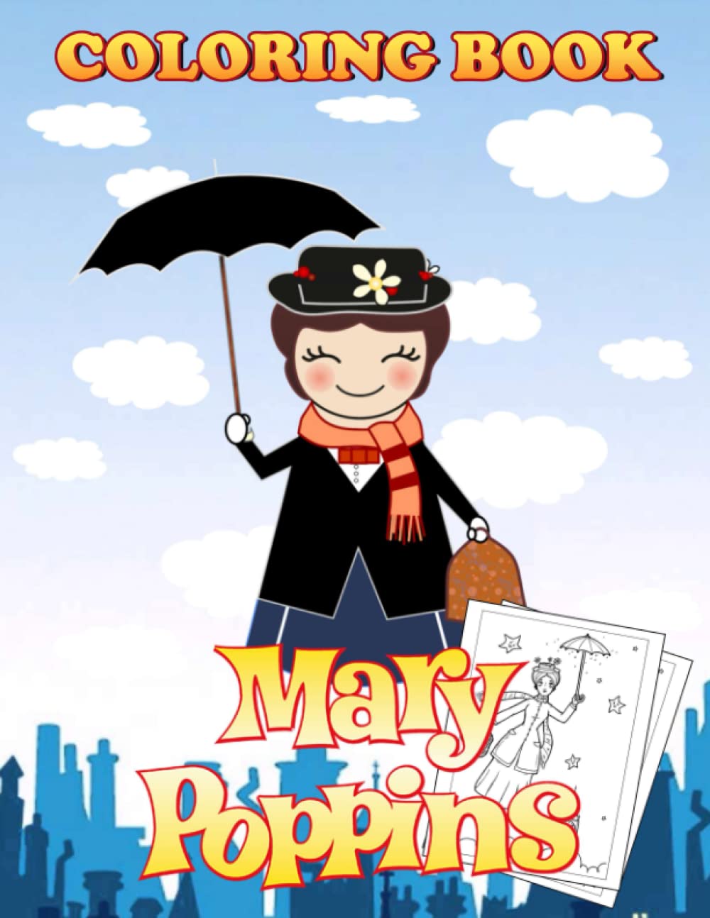 Mary Poppins Coloring Book: Featuring Enchanting Coloring Books Color