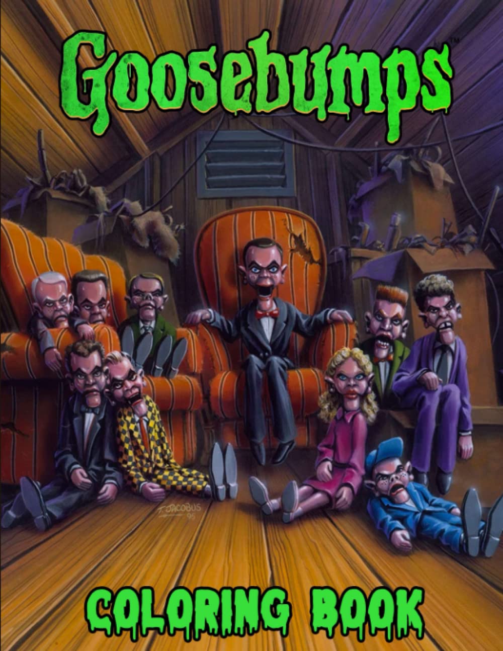 Goosebumps Coloring Book: A Fabulous Coloring Book With Several Images ...