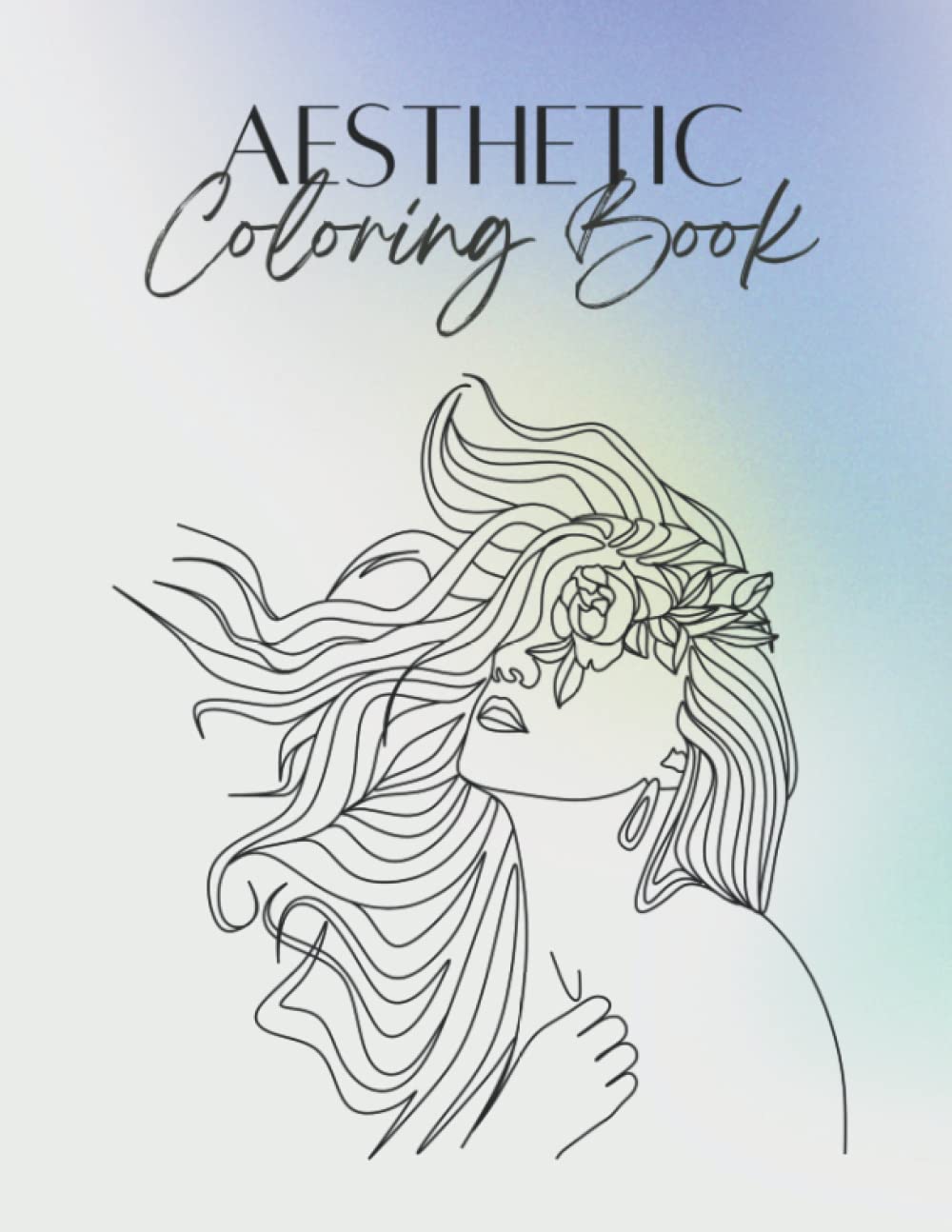 Aesthetic Coloring Book: Minimalist Coloring Book | Relaxation & Stress ...