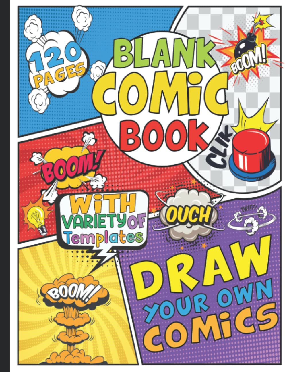 Blank Comic Book: Draw and Create your own Comics - Kids Tween Teens ...