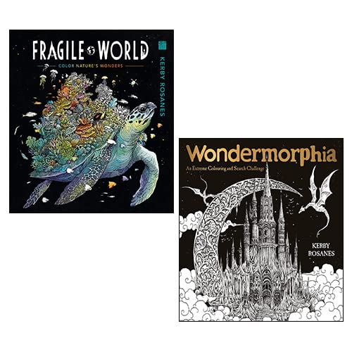 Kerby Rosanes Colouring Book 2 Books Collection Set by Kerby Rosanes ...