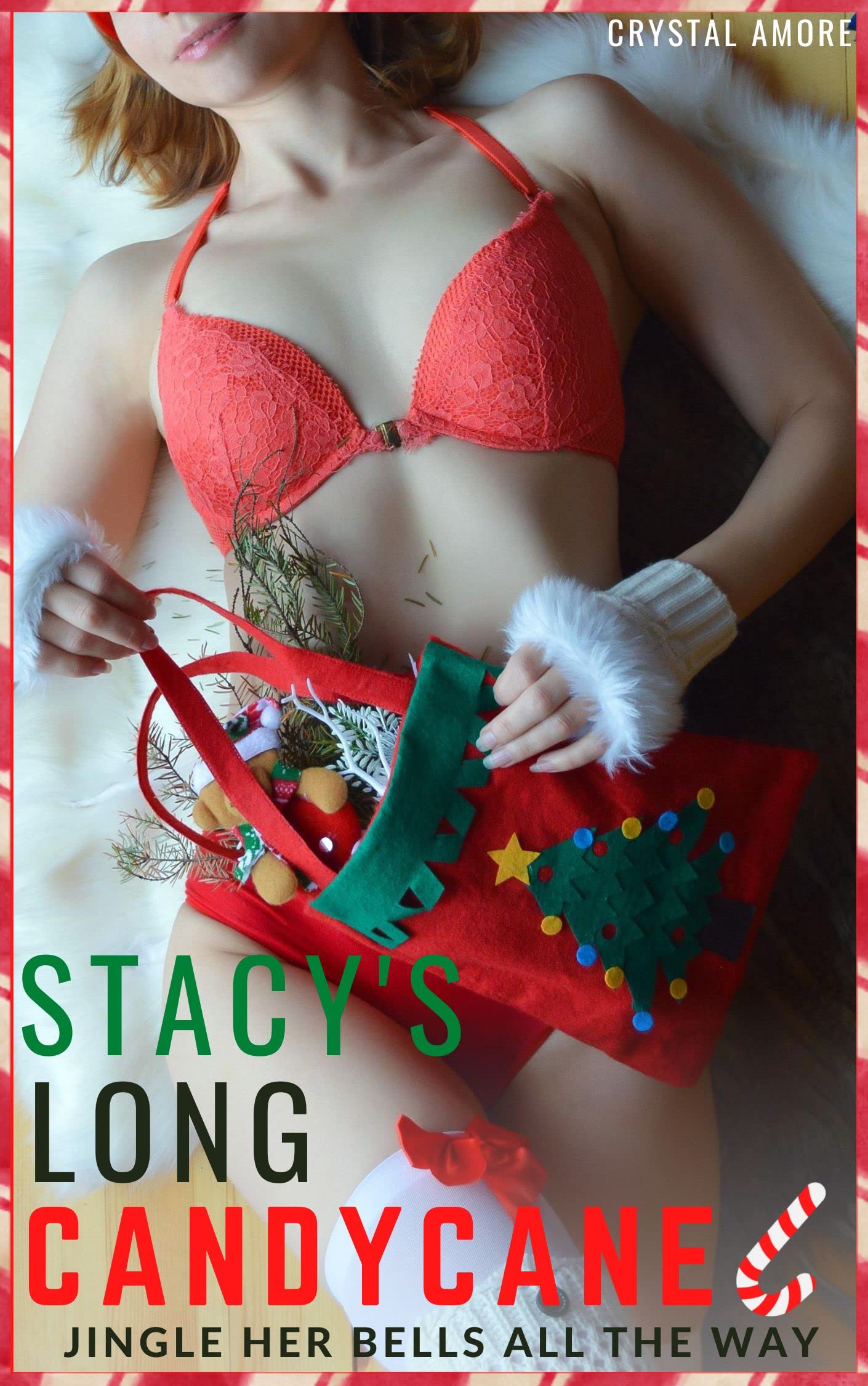 Stacy's Long Candy Cane: Holiday Futanari-on-Female Erotic Story