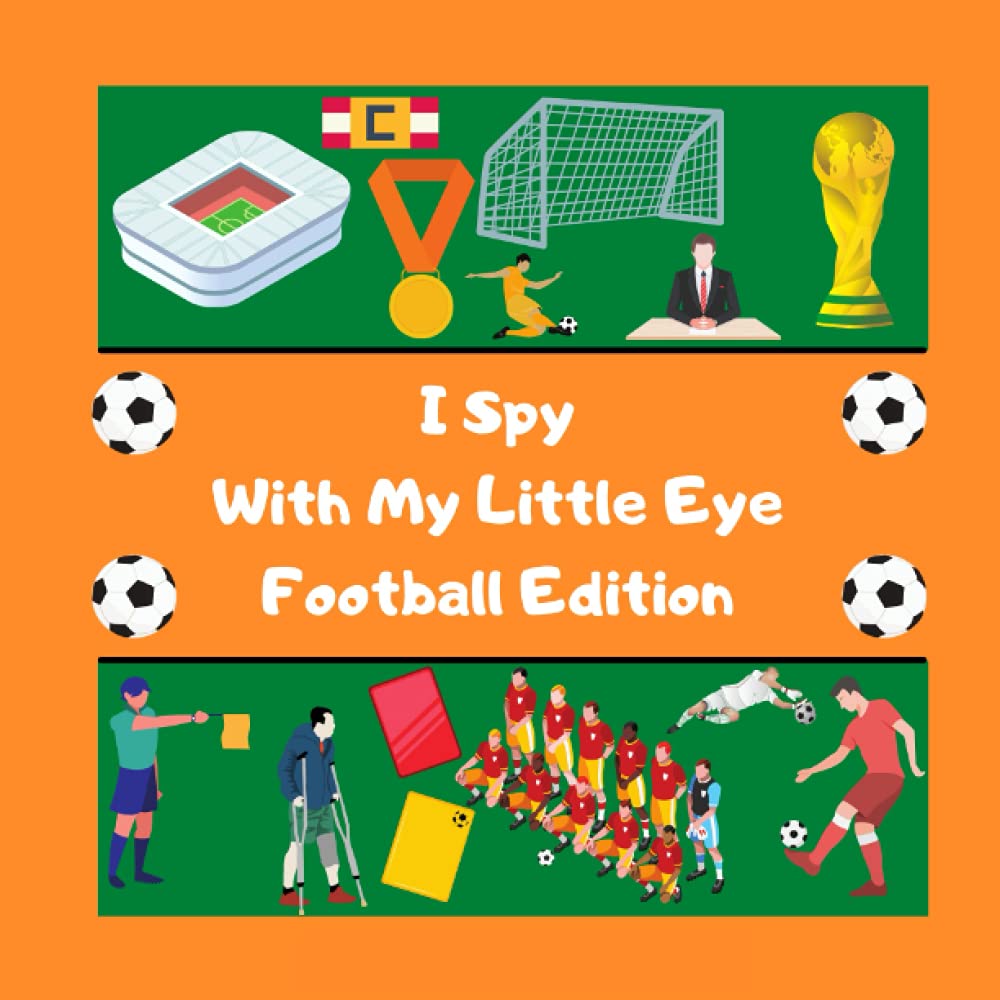 I Spy With My Little Eye Football Edition Football activity book for