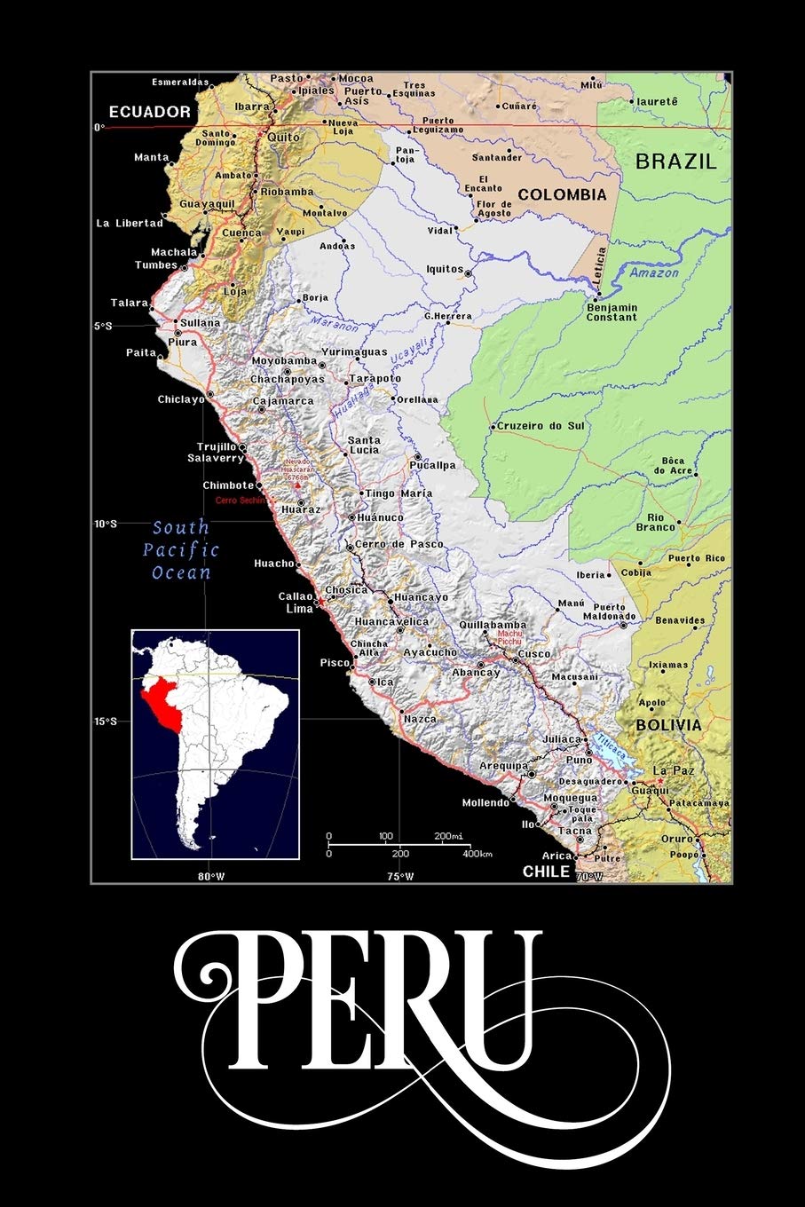 Peru Map of Peru Notebook by Clementine Journals Goodreads