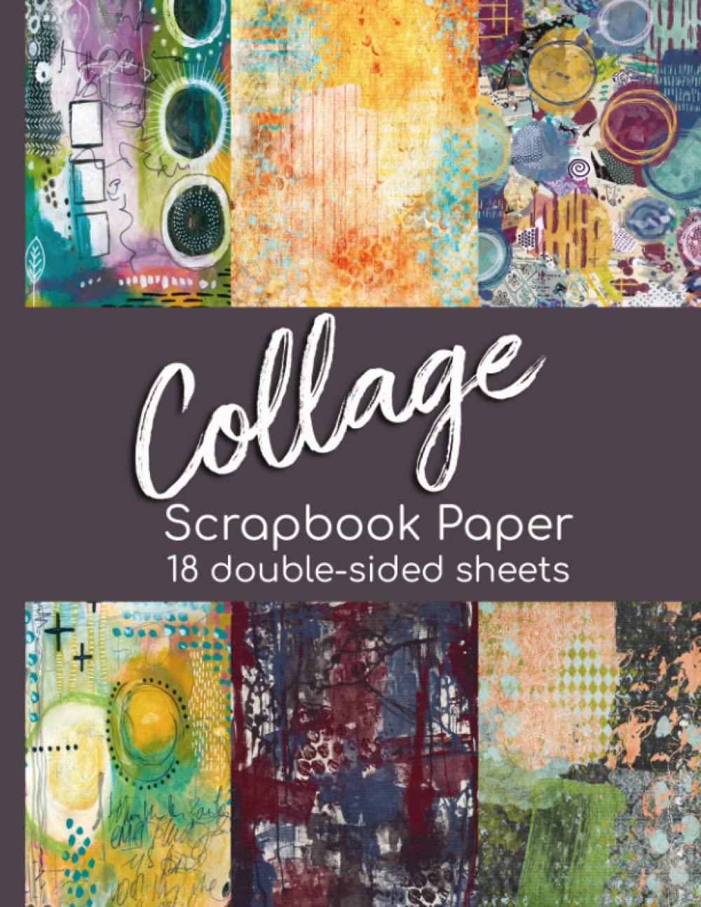Collage Scrapbook Paper 18 DoubleSided Sheets Decorative Paper for