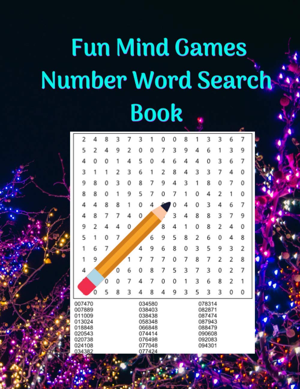 Fun Mind Games Number Word Search Book 100 Entertaining Number Puzzles