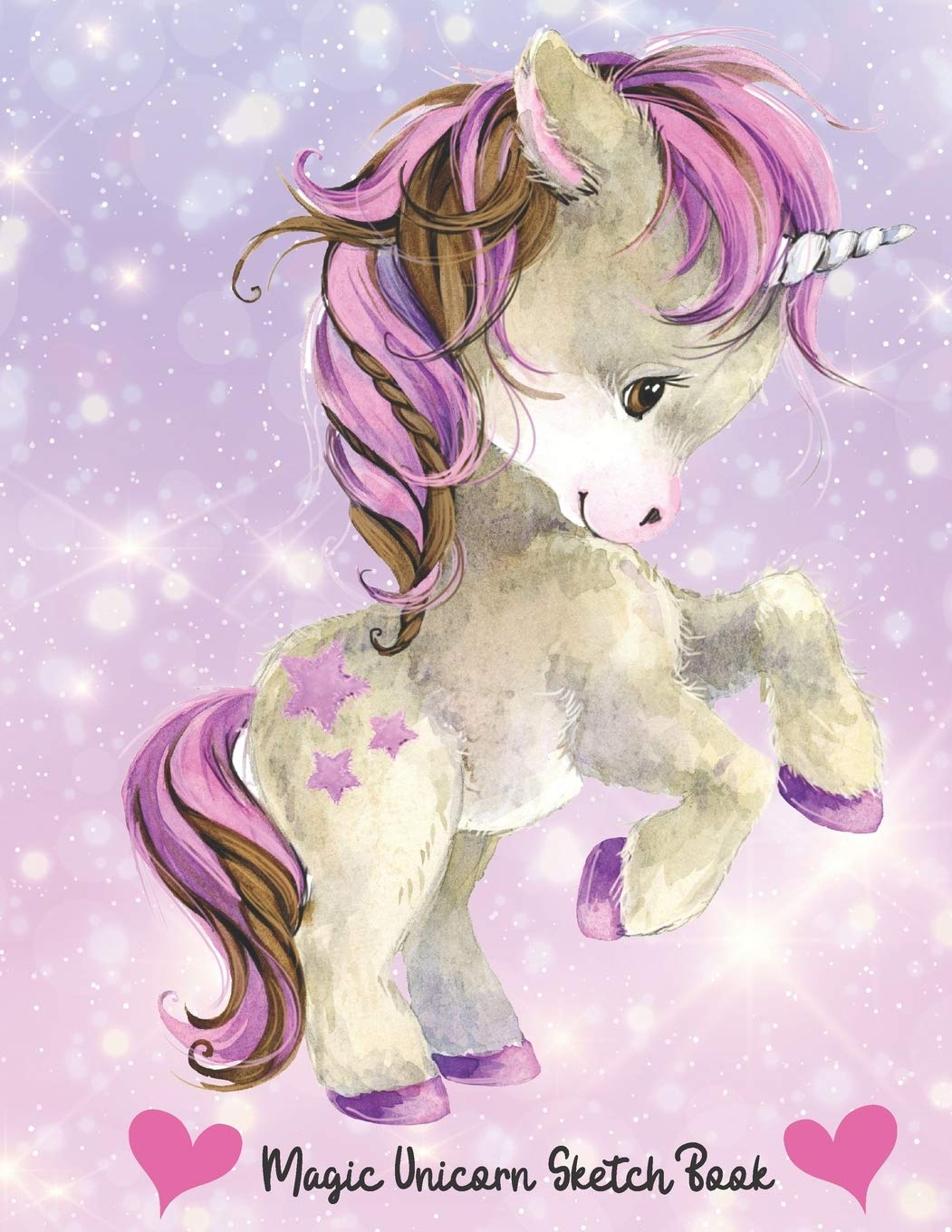 Magic Unicorn Sketch Book for Girls & Children! Cute Pony Baby Unicorn