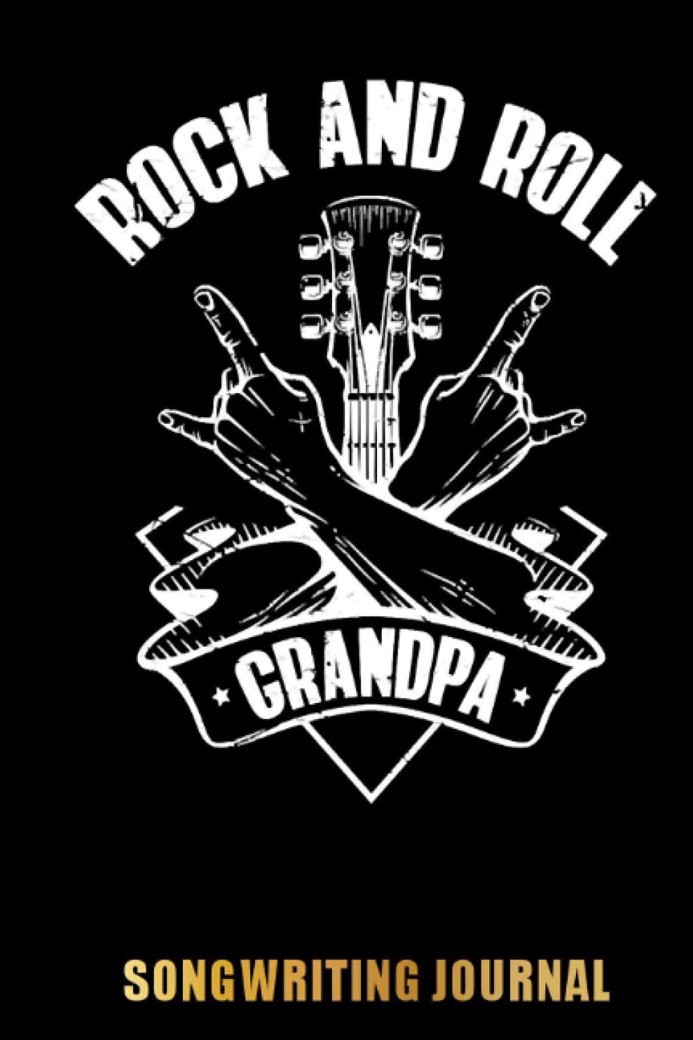 Rock N Roll Dad, Rock Music Electric Guitar Songwriting Journal