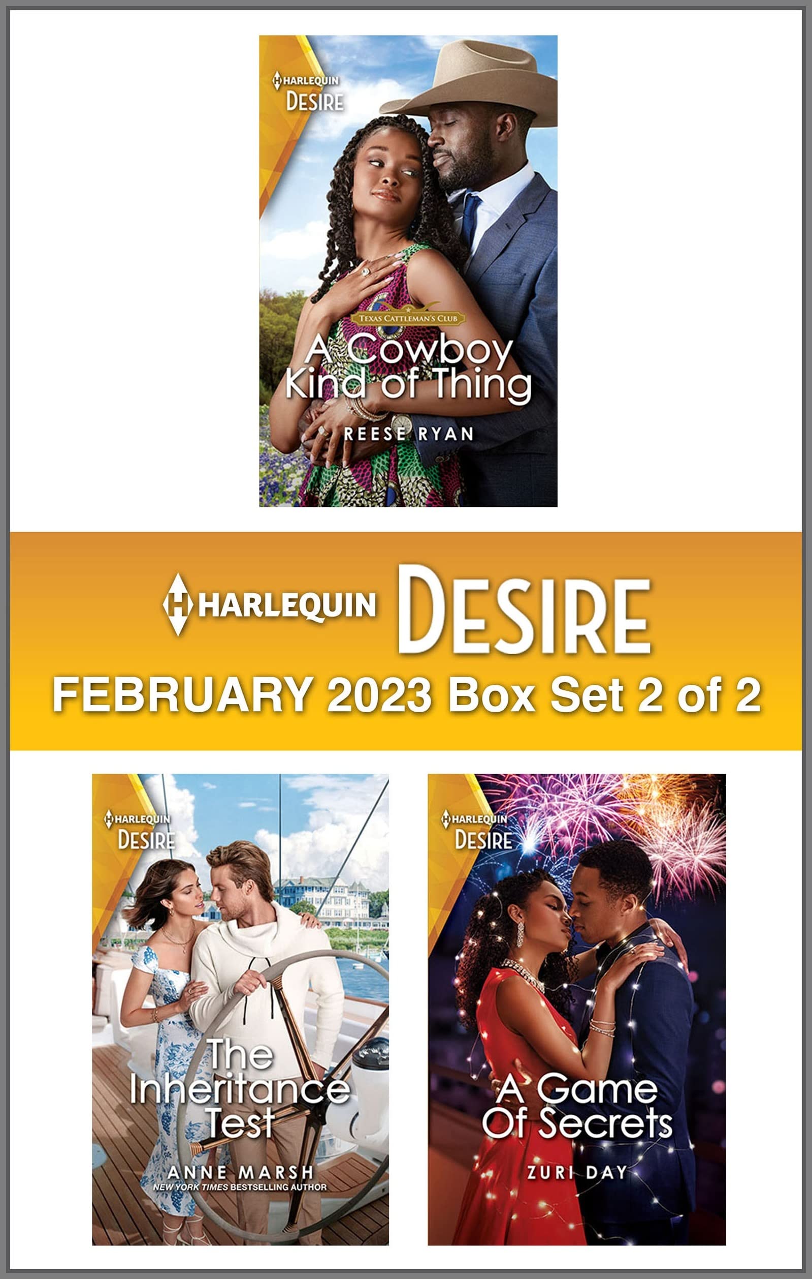 Harlequin Desire February 2023 - Box Set 2 of 2: An Opposites Attract African American Romance Novel