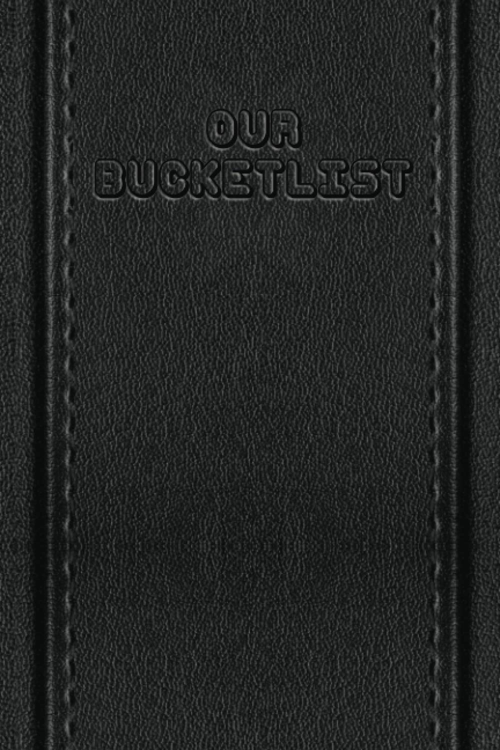 Our Bucket list leather Print bucket list journal Bucket list journal