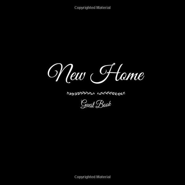Guest Book New Home New Home Guest Book Perfect For Housewarming