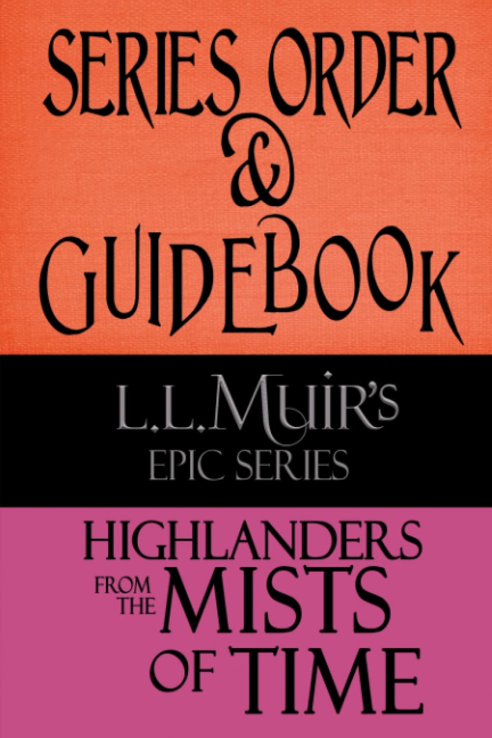 Series Order & Guidebook for Highlanders from the Mists of Time book cover