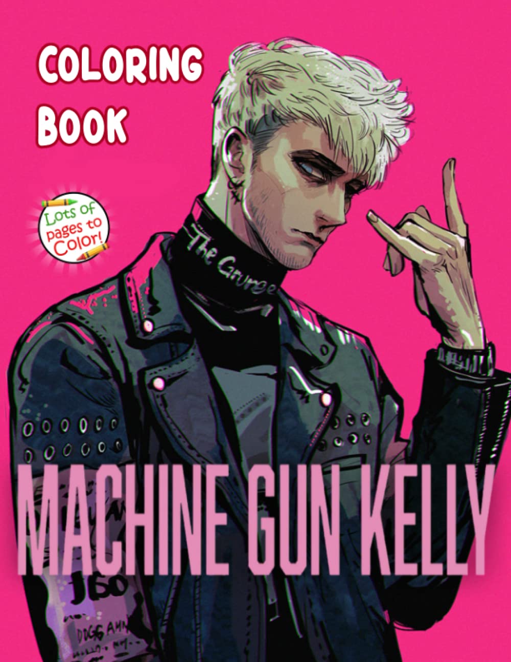 Machine Gun Kelly Coloring Book Amazing Colouring Books With 50+ High Quality Illustrations For