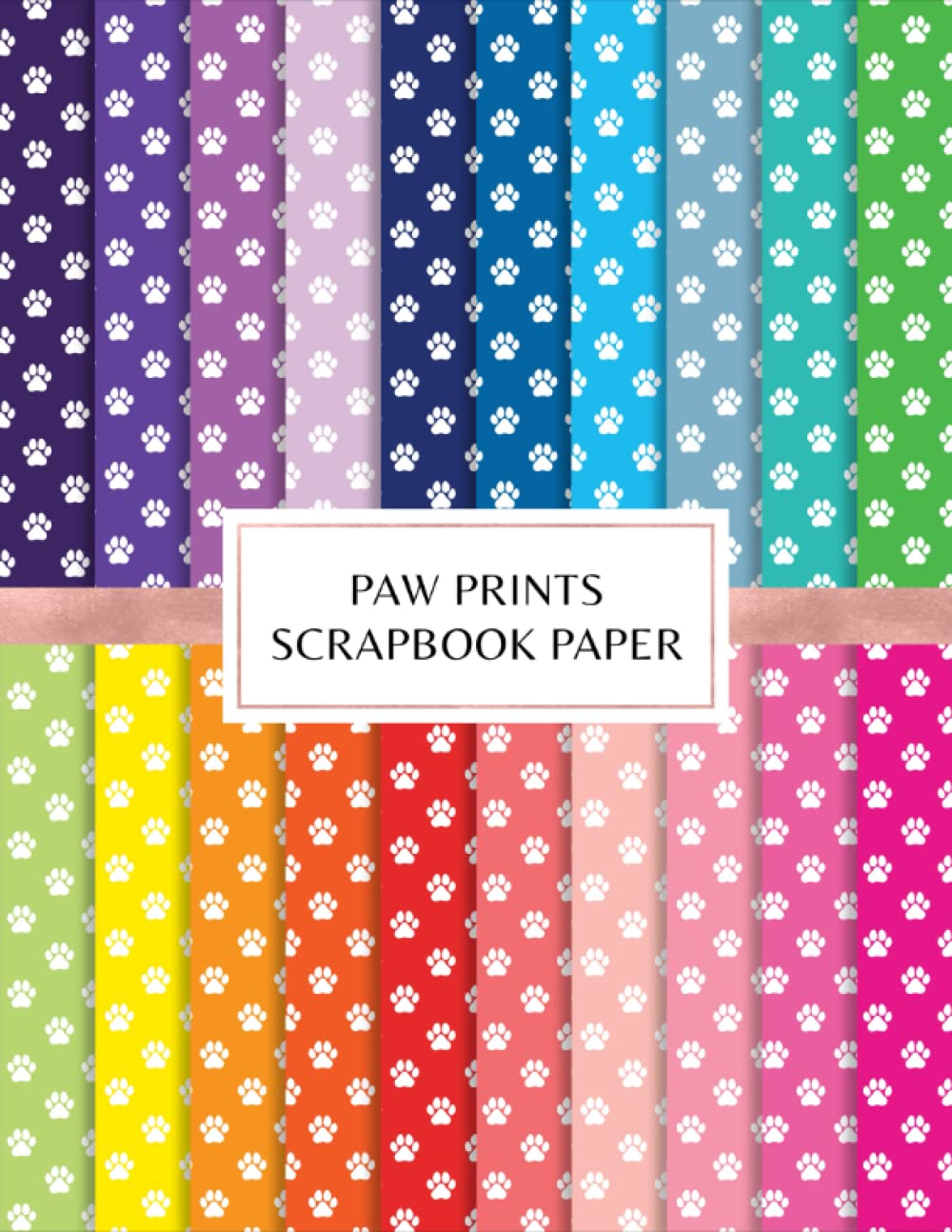 Paw Prints Scrapbook Paper: Decorative Craft Pages For Card Making and ...