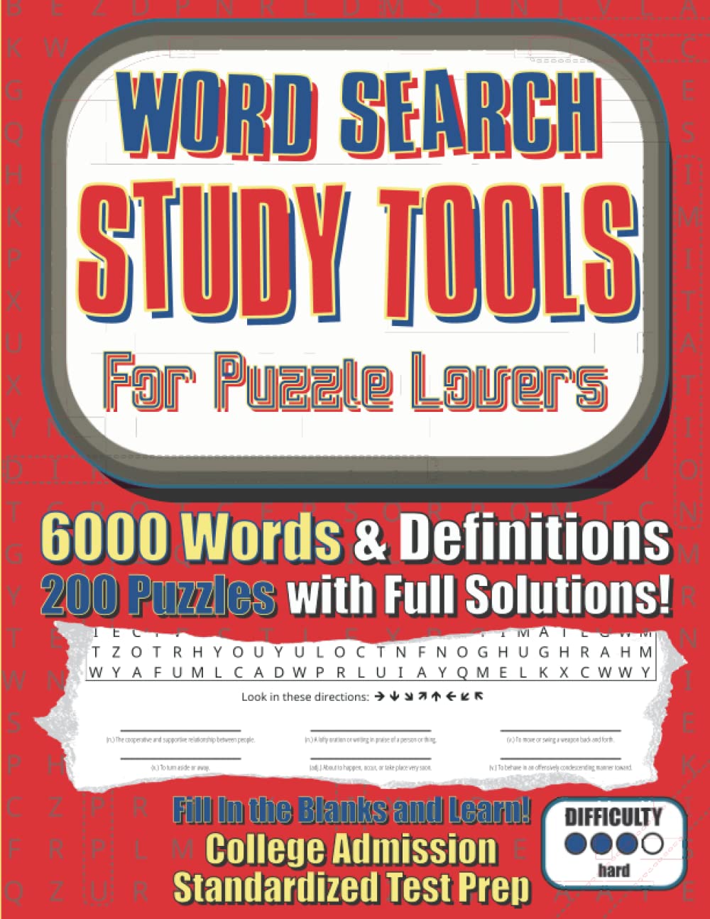 Word Search Study Tools For Puzzle Lovers 6000 Test Words
