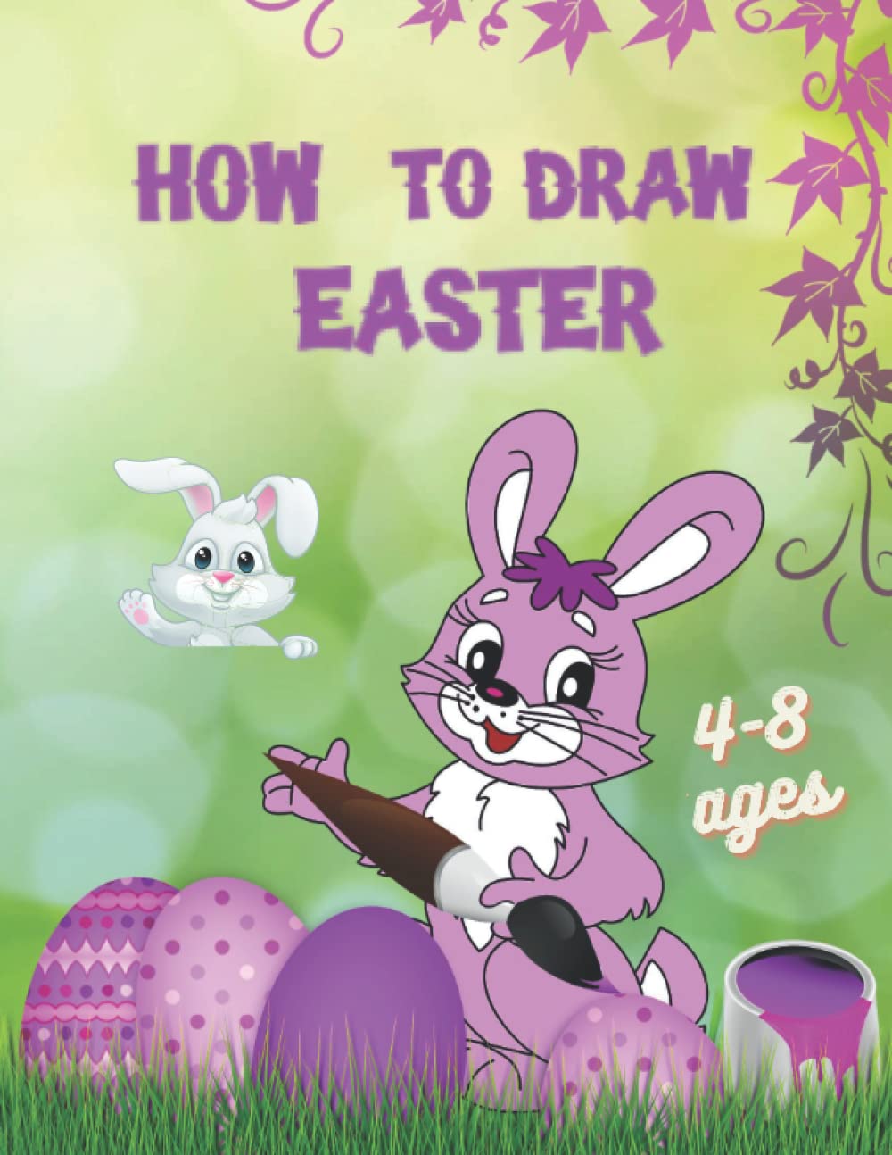 How to Draw Easter stepbystep bunny drawing by children aged 48 by ADINA VERONICA GODJA