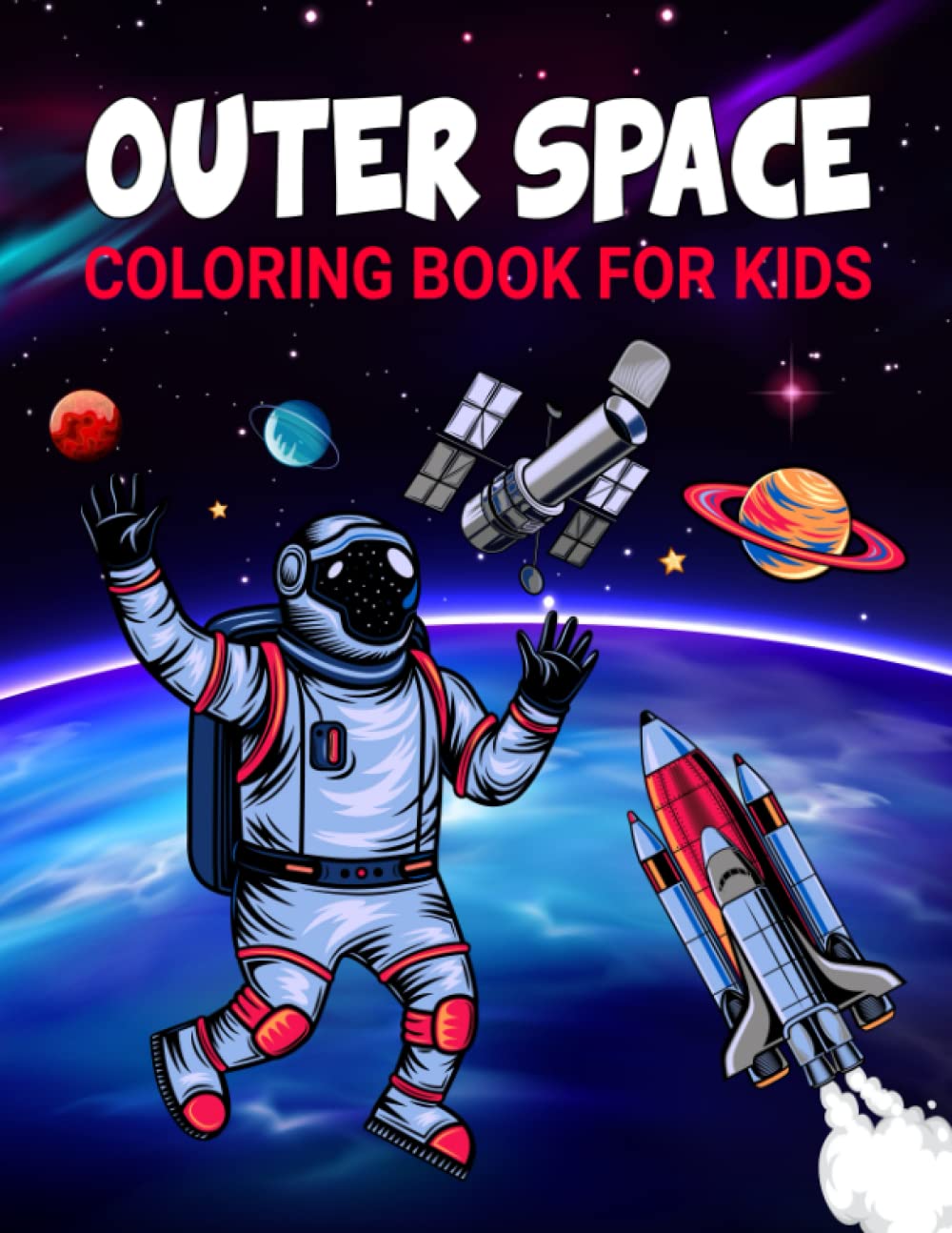 Outer Space Coloring Book For Kids Beautiful Outer Space Coloring Book