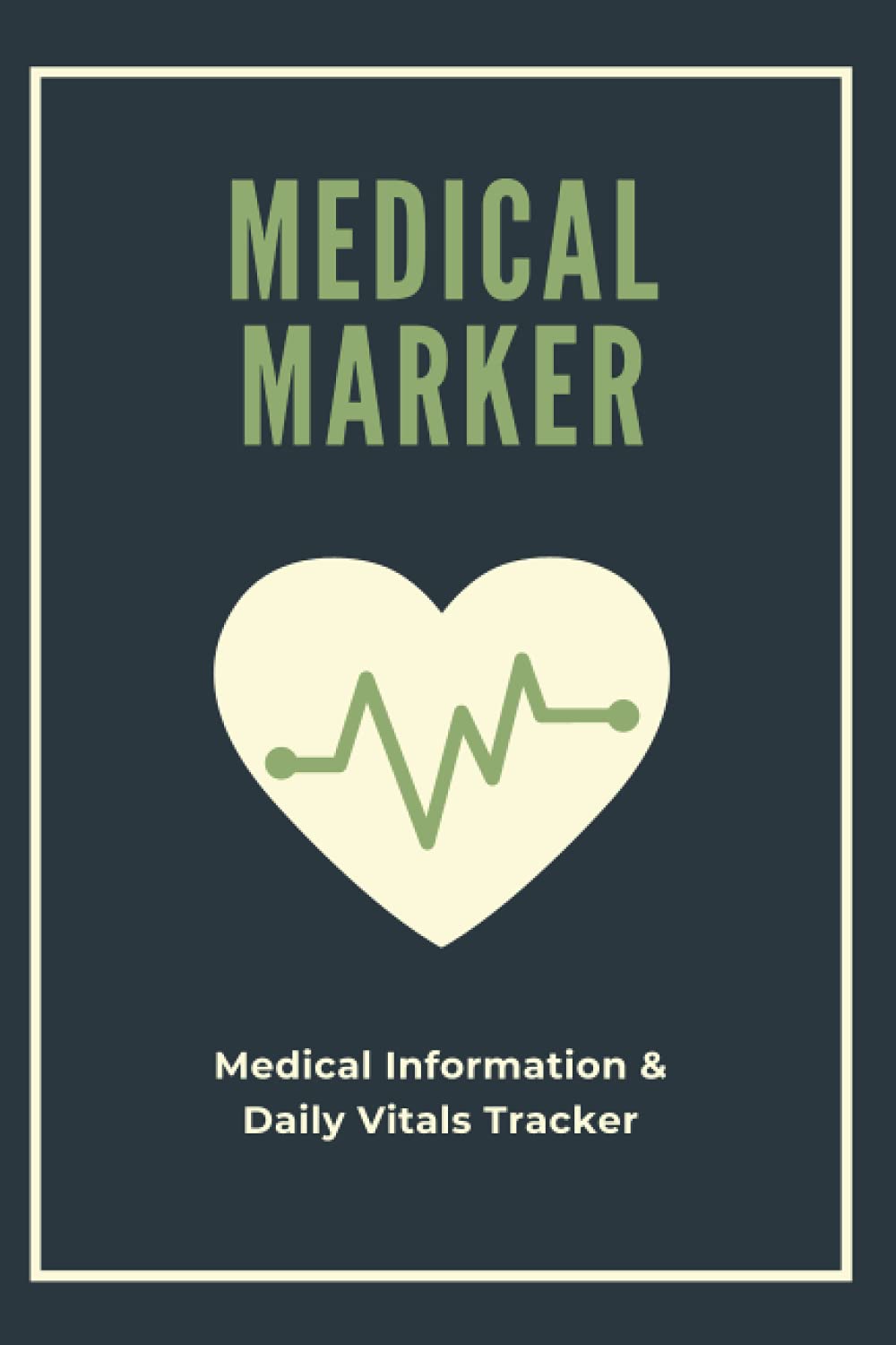Medical Marker Medical Information & Daily Vitals Tracker by Jennifer