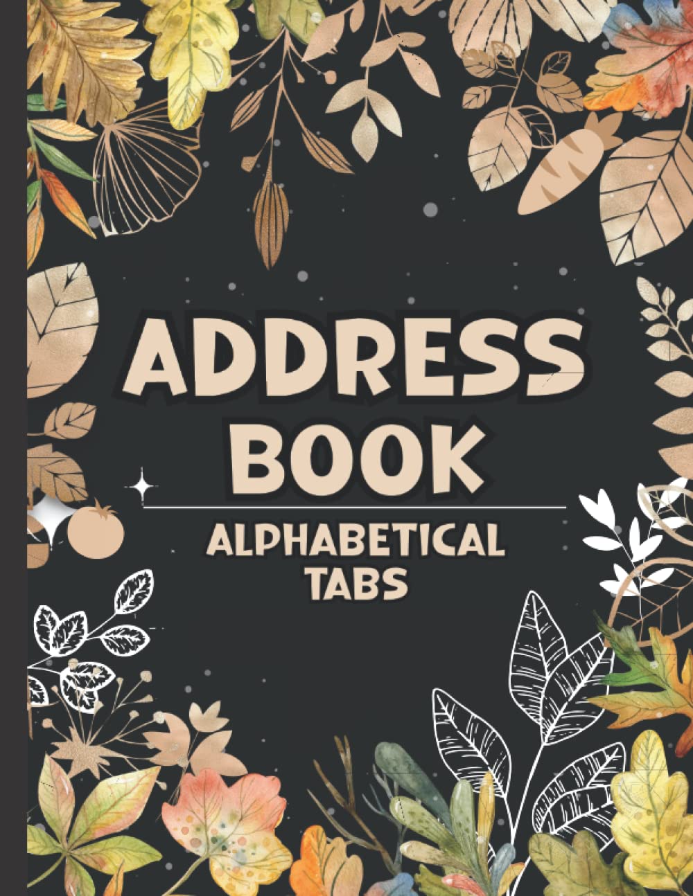 Address Book With Alphabetical Tabs: Large Print: Record Birthday ...
