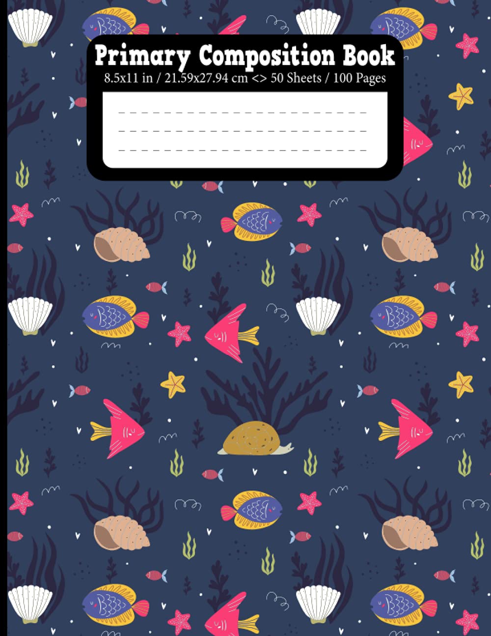Primary Composition Book: Primary Composition Notebook With Dotted ...