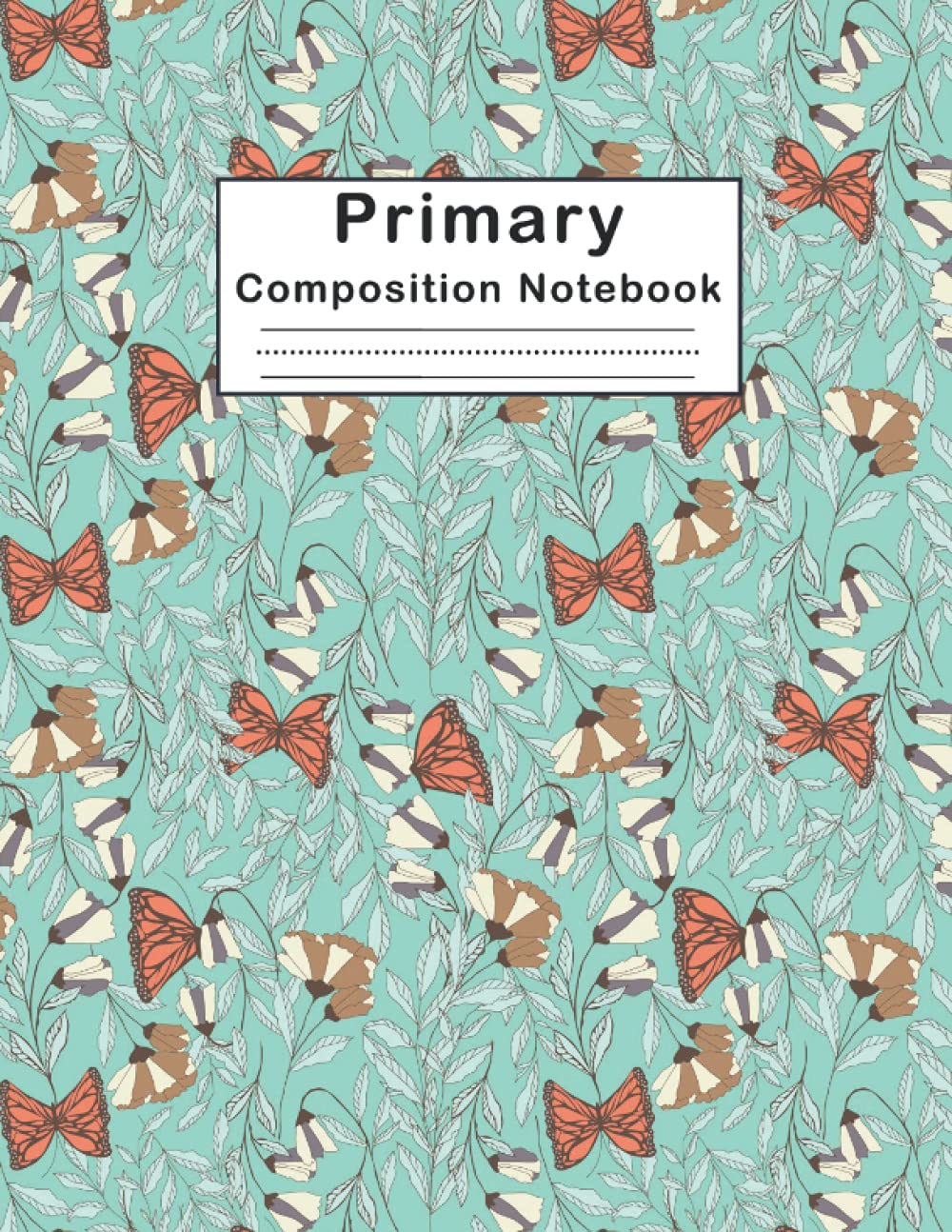 Primary Composition Notebook Perfect Dotted midline journal for Grades