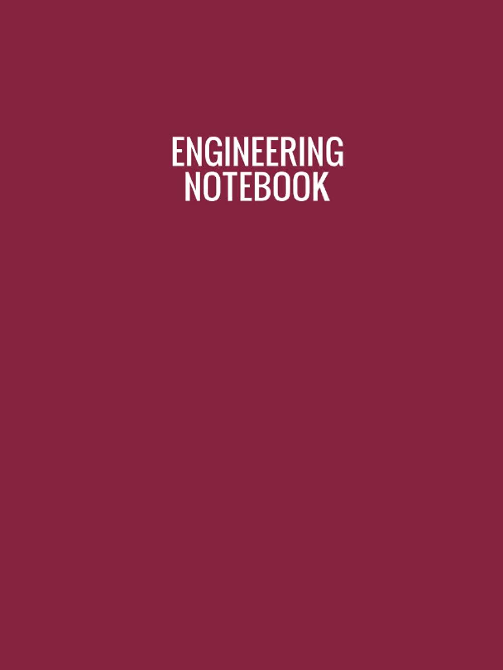 Engineering Notebook Graph Paper Notebook for Engineers 1/10 Inch
