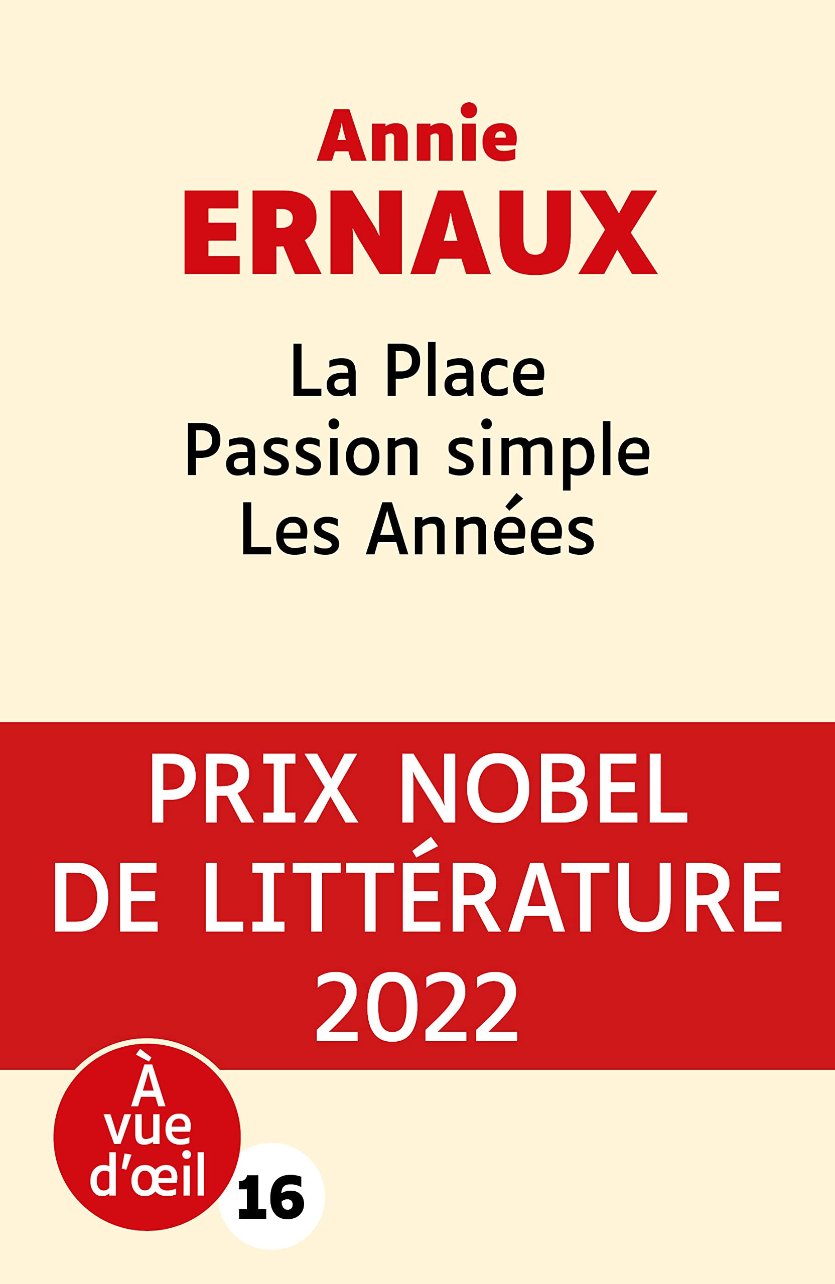 LA PLACE – PASSION SIMPLE – LES ANNEES book cover