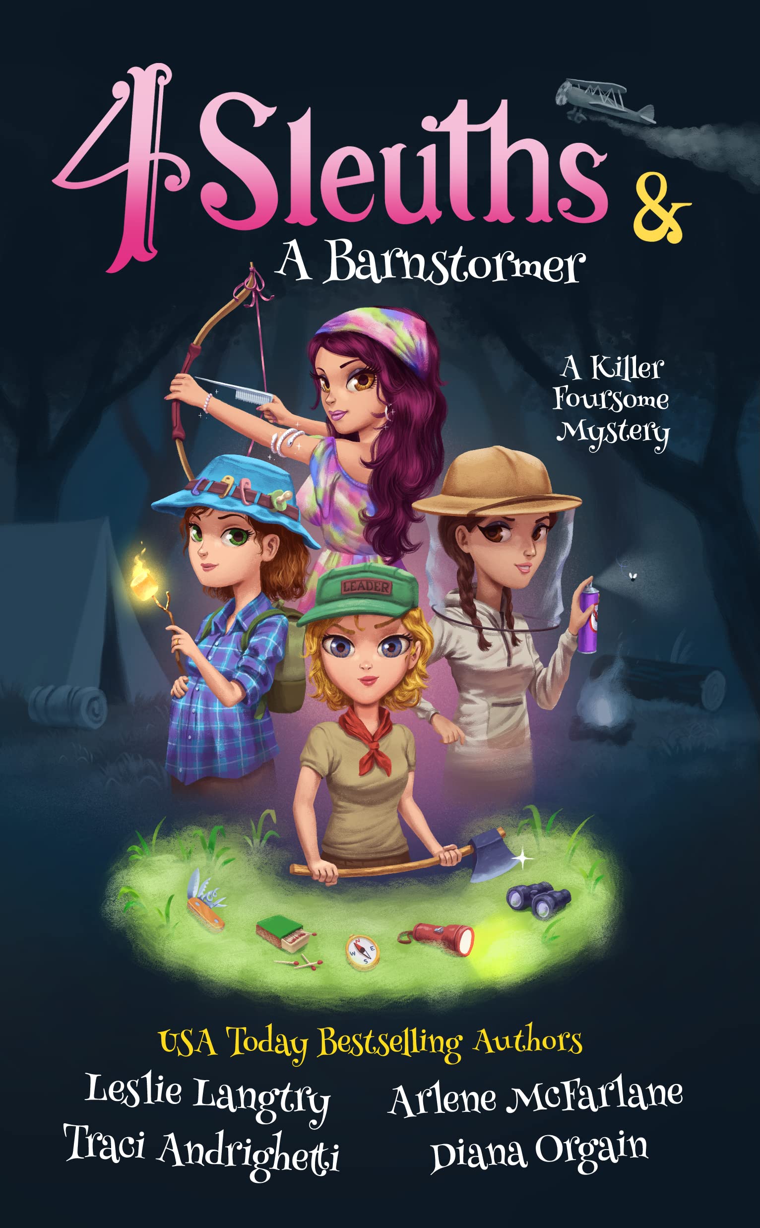 4 Sleuths & A Barnstormer book cover
