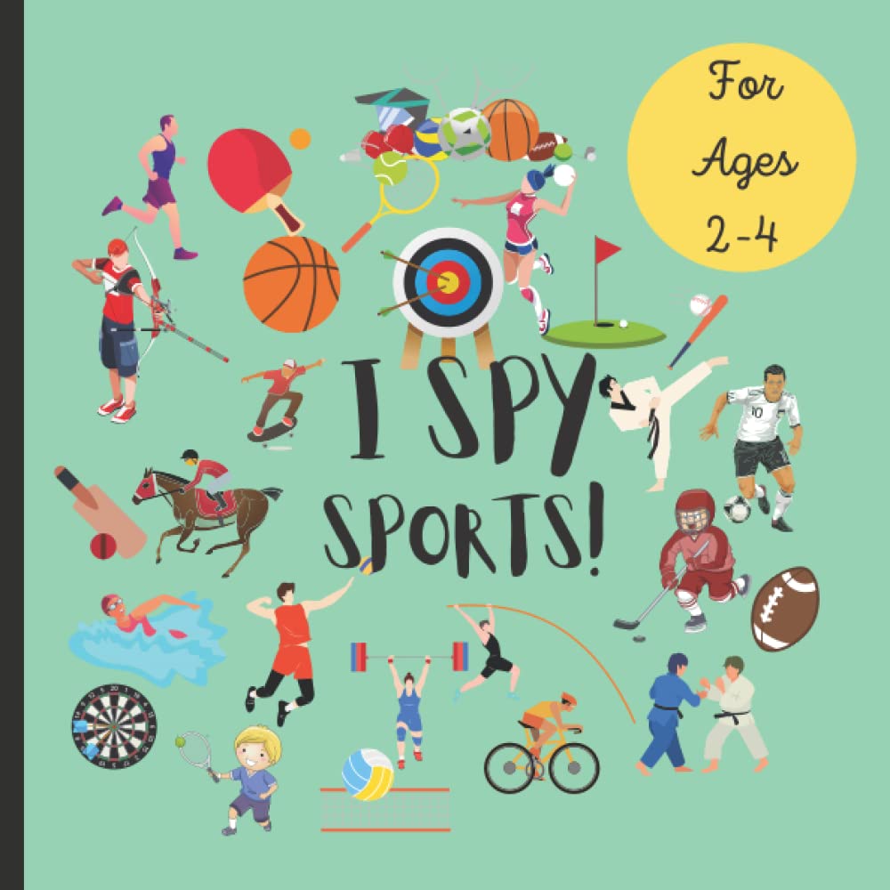 I Spy Sports! sport activity book Search & Find Activity book for