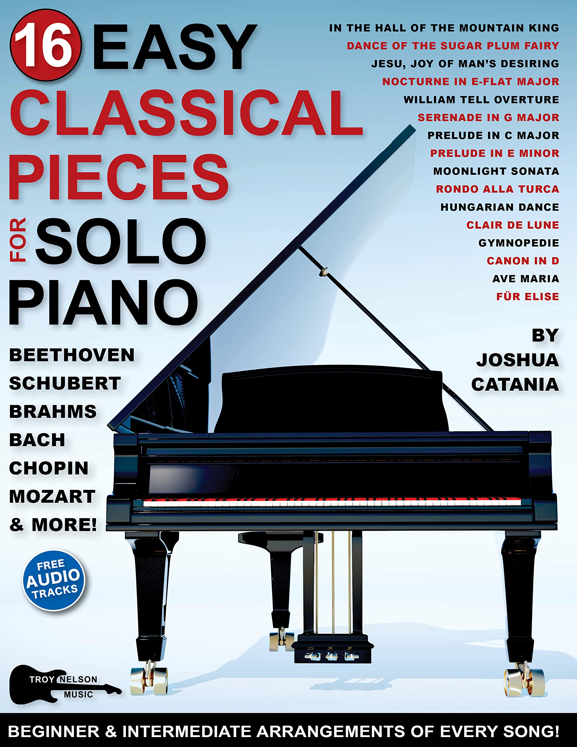 16 Easy Classical Pieces for Solo Piano Beginner and Intermediate