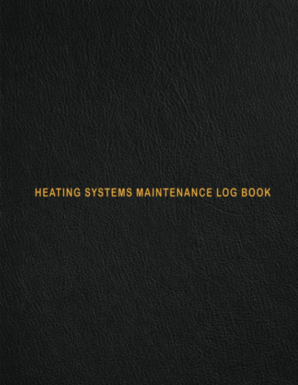 Heating Systems Maintenance Log Book Boiler Room Operators Handbook