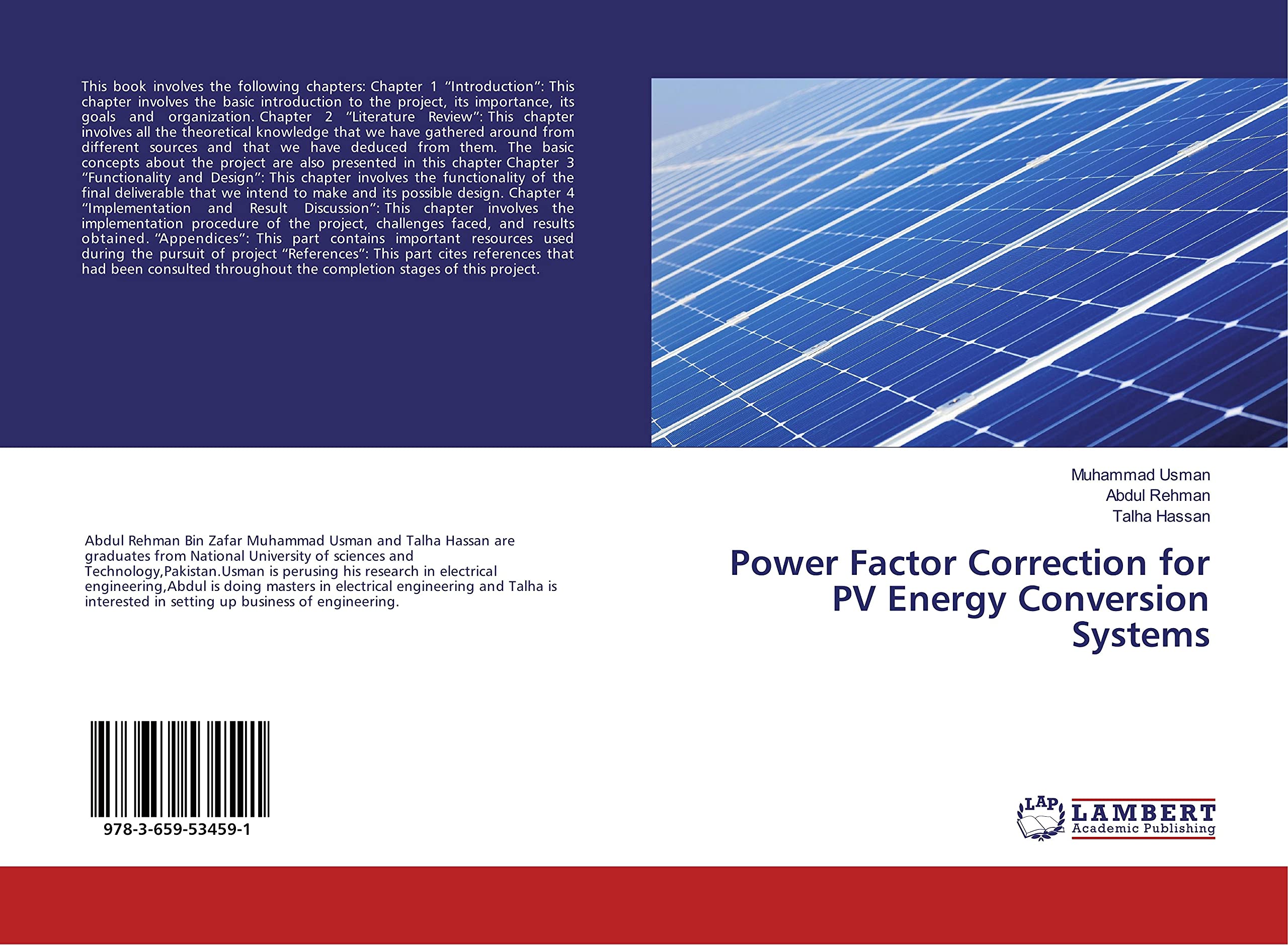Power Factor Correction for PV Energy Conversion Systems by Muhammad