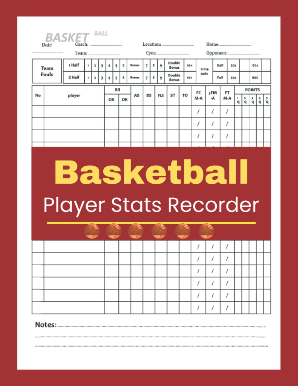 Basketball Game Stats Book basketball coaching books for coaches