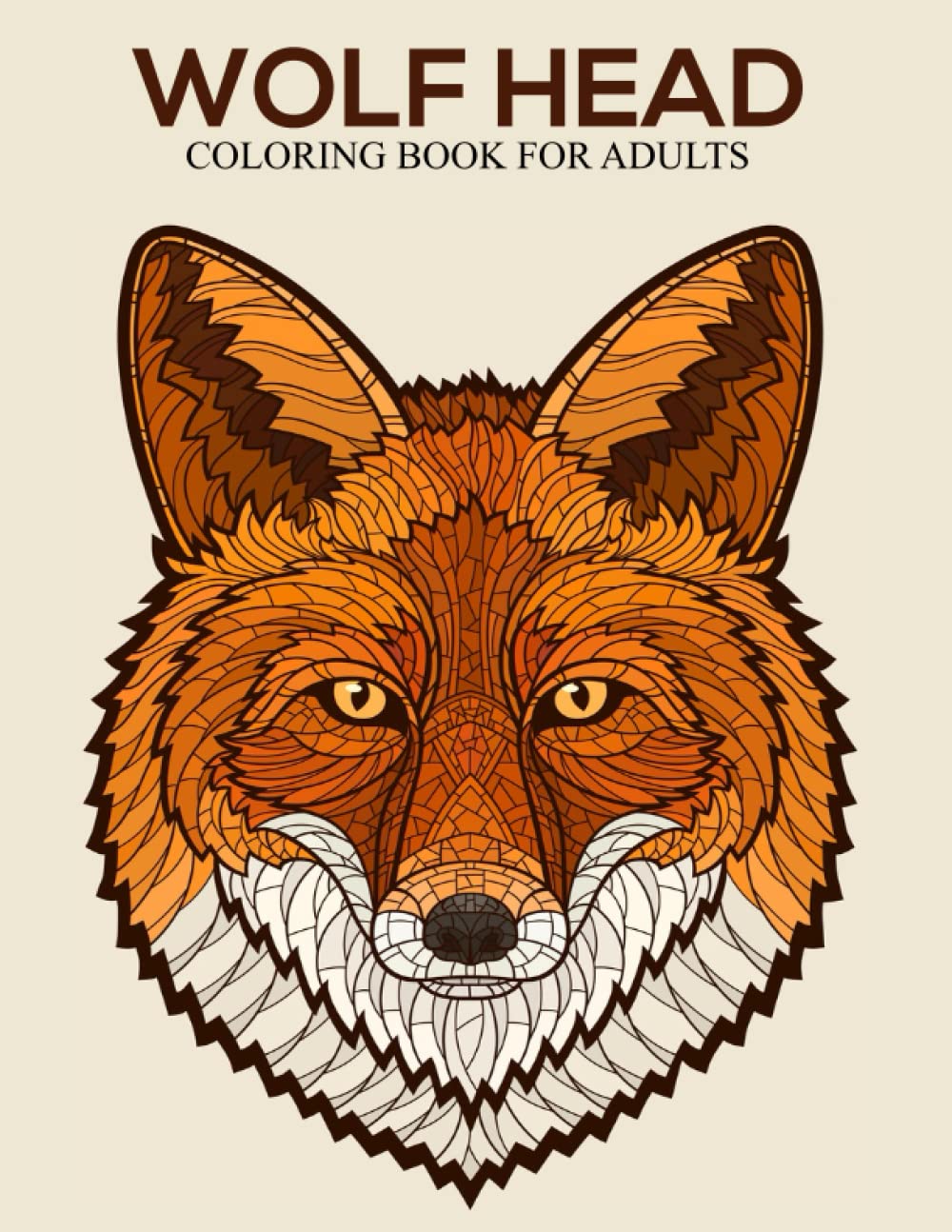 Wolf Head Coloring Book For Adults Wolf Head Coloring Book For Adults