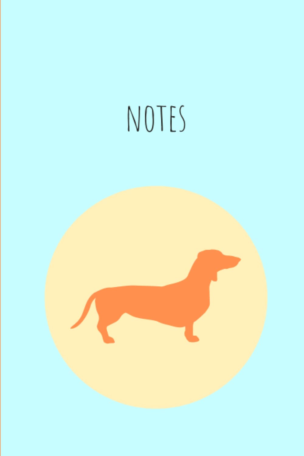 Notes Cheeky Dachshund Journal in Blue, Orange and Yellow, 120 pages by Velvet House Goodreads