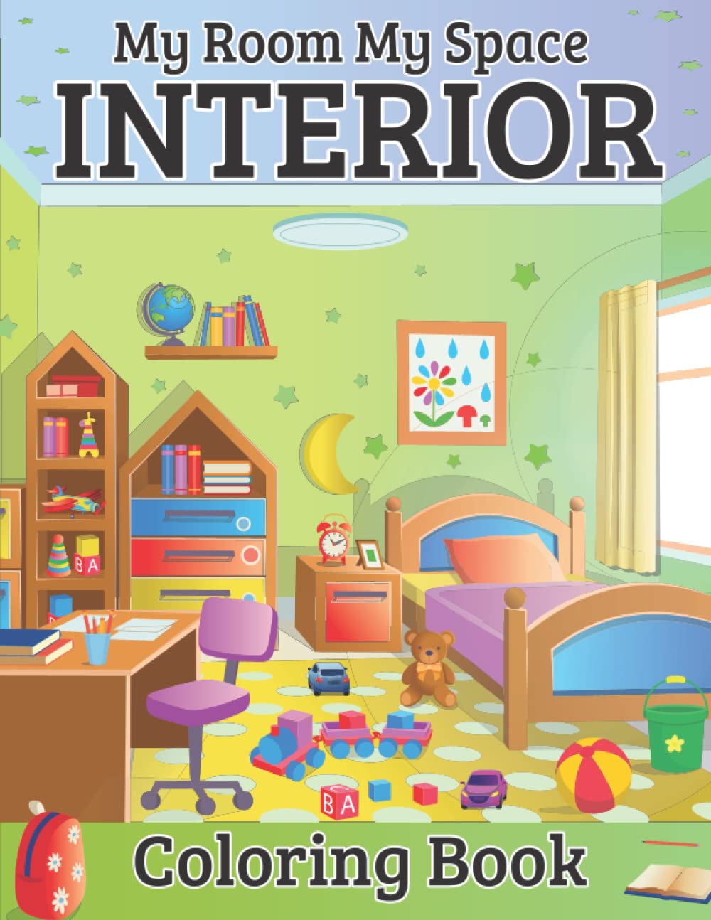My Room My Space Interior Coloring Book Sweet Home Interior Design
