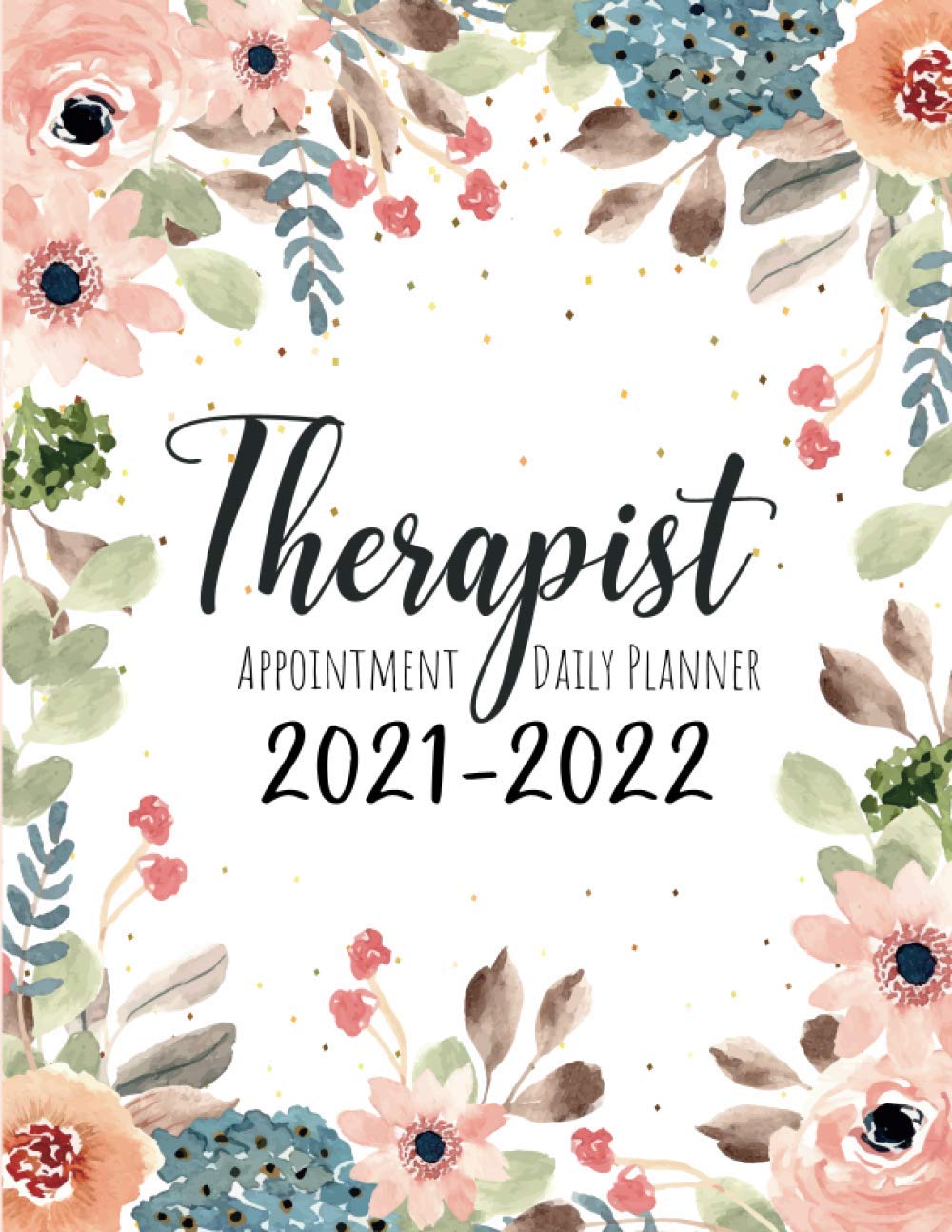 Therapist Appointment Daily Planner Two year Monday To Sunday 7AM To