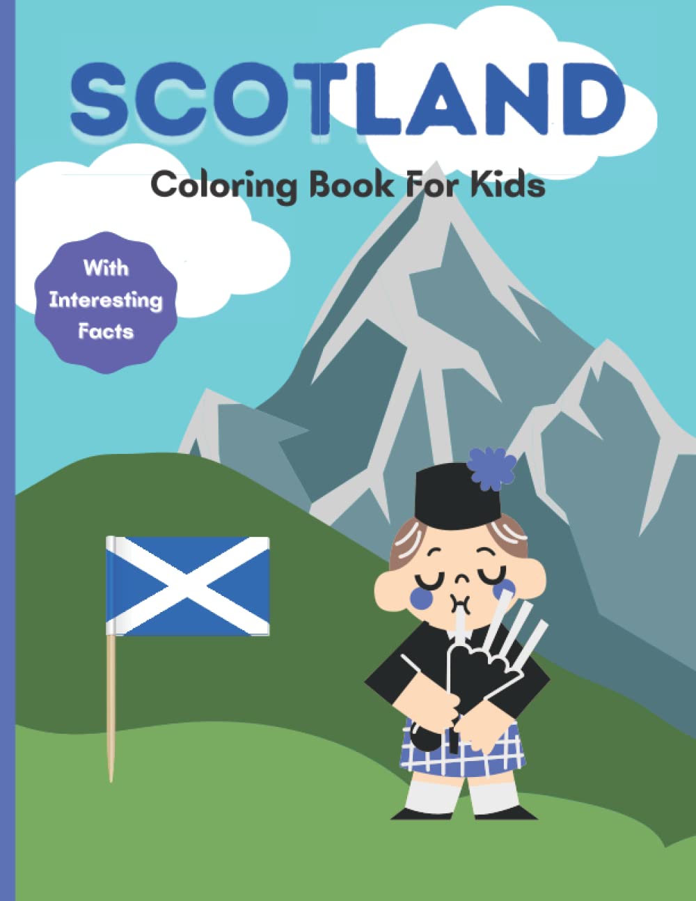 Scotland Coloring Book For Kids: With Interesting Facts by Grant ...