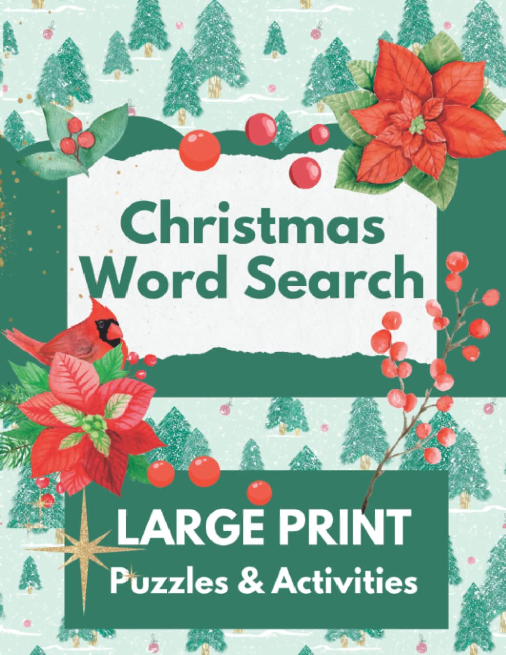 Christmas Word Search for Seniors: Large Print Word Search Puzzles for ...