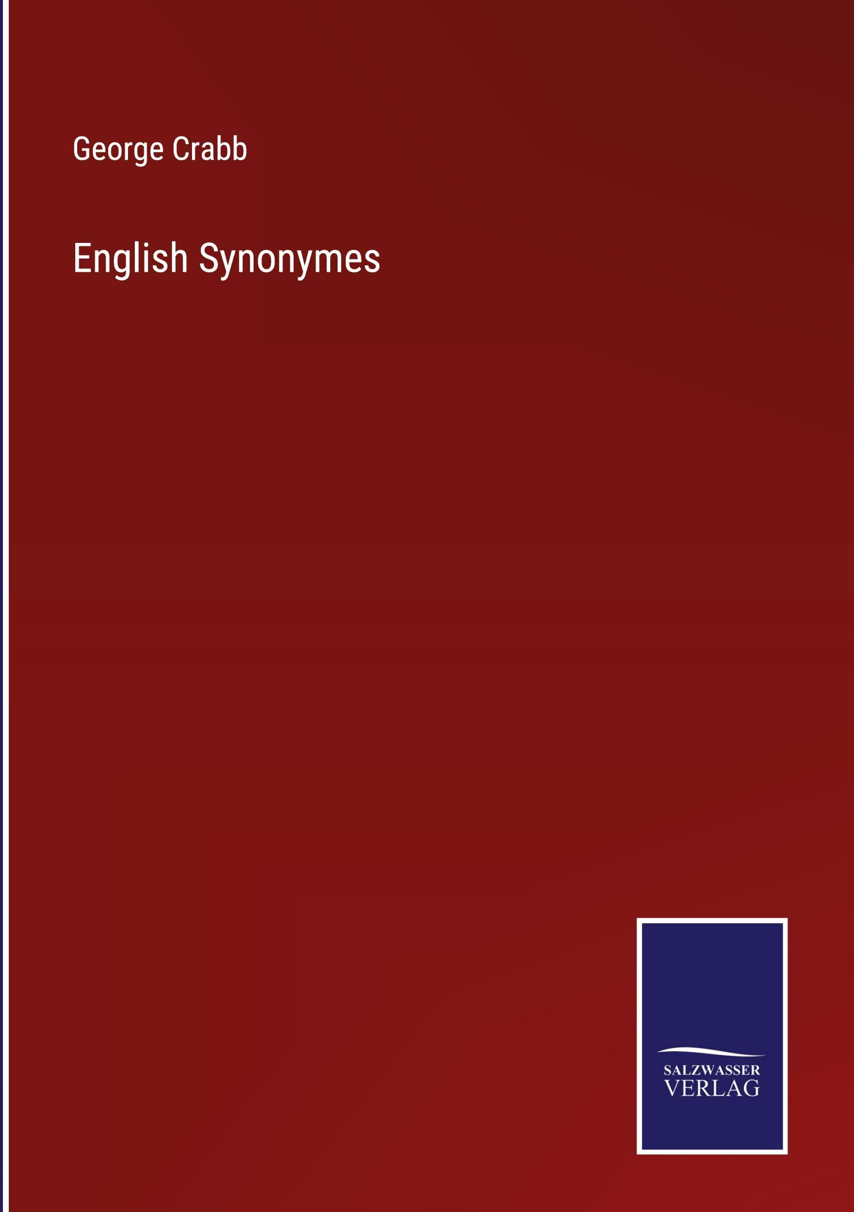 English Synonymes by Crabb Goodreads
