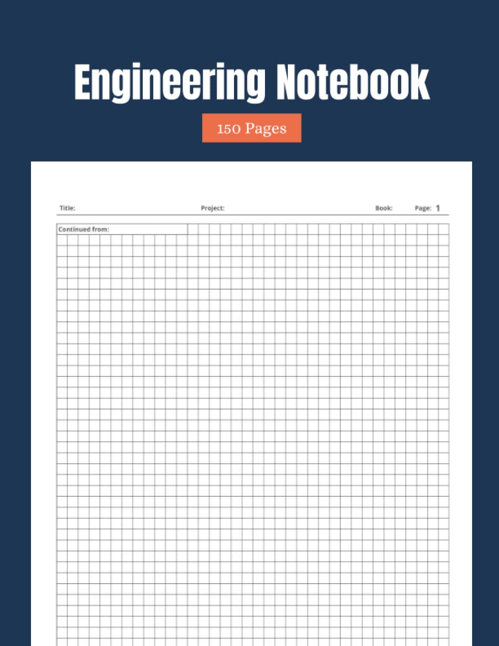 Engineering Notebook Laboratory Notebook 150 Pages perfect for
