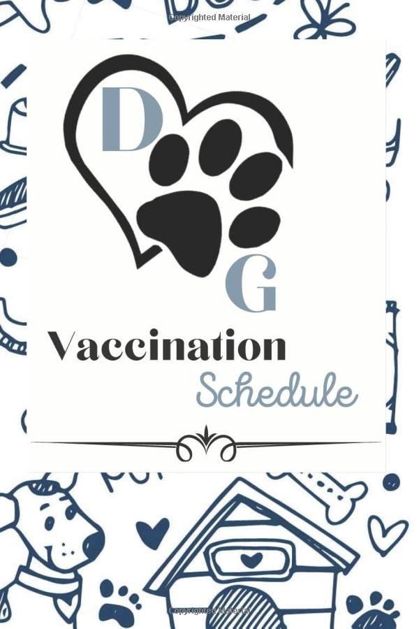 Dog Vaccination Schedule pet health record, Dog Vaccination Record