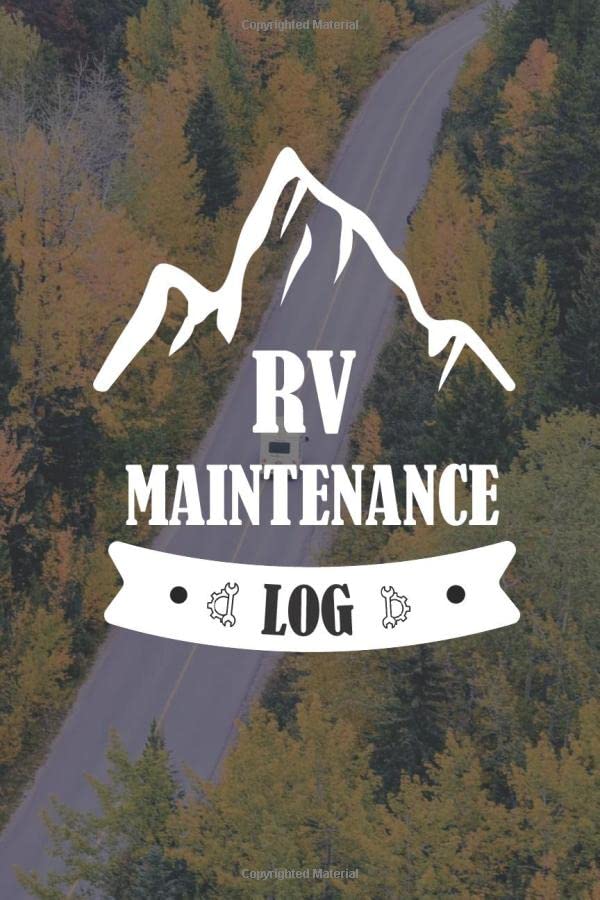 RV Maintenance Log Simple RV Repair And Maintenance Record Book/Tracker Caravan & Trailer