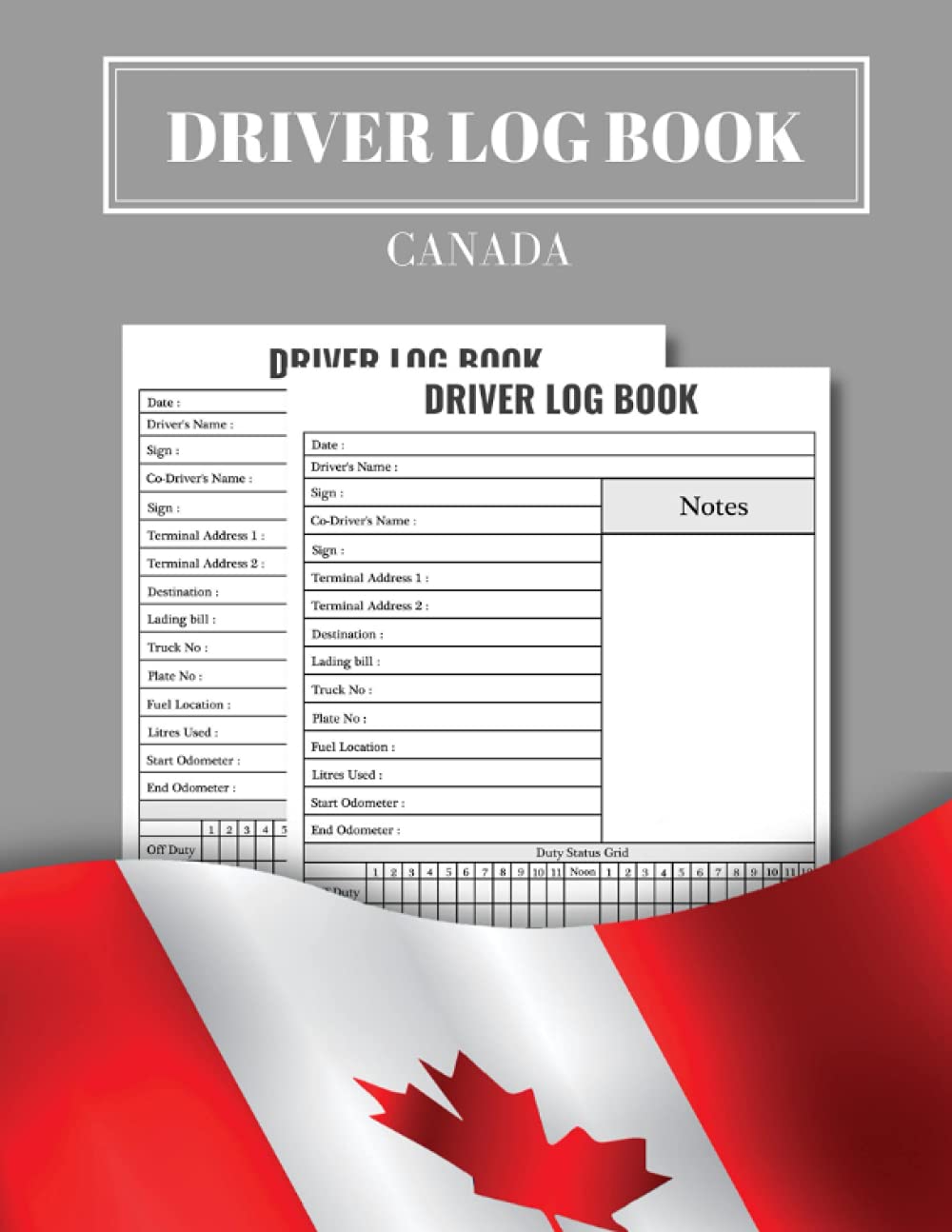 Driver log book Canada Driver's daily log book journal , Perfect truck