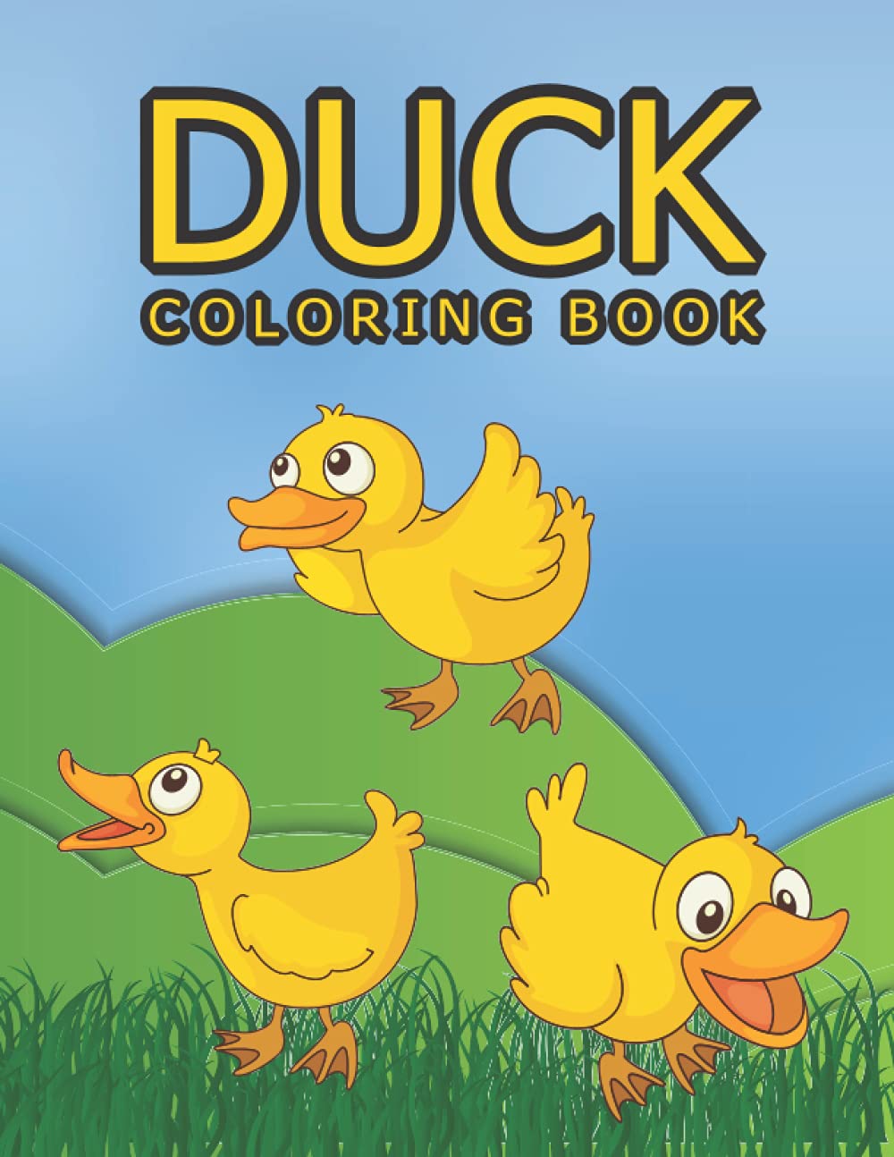 Duck Coloring Book: Duck Coloring Book For Kids 64 Pages | Goose
