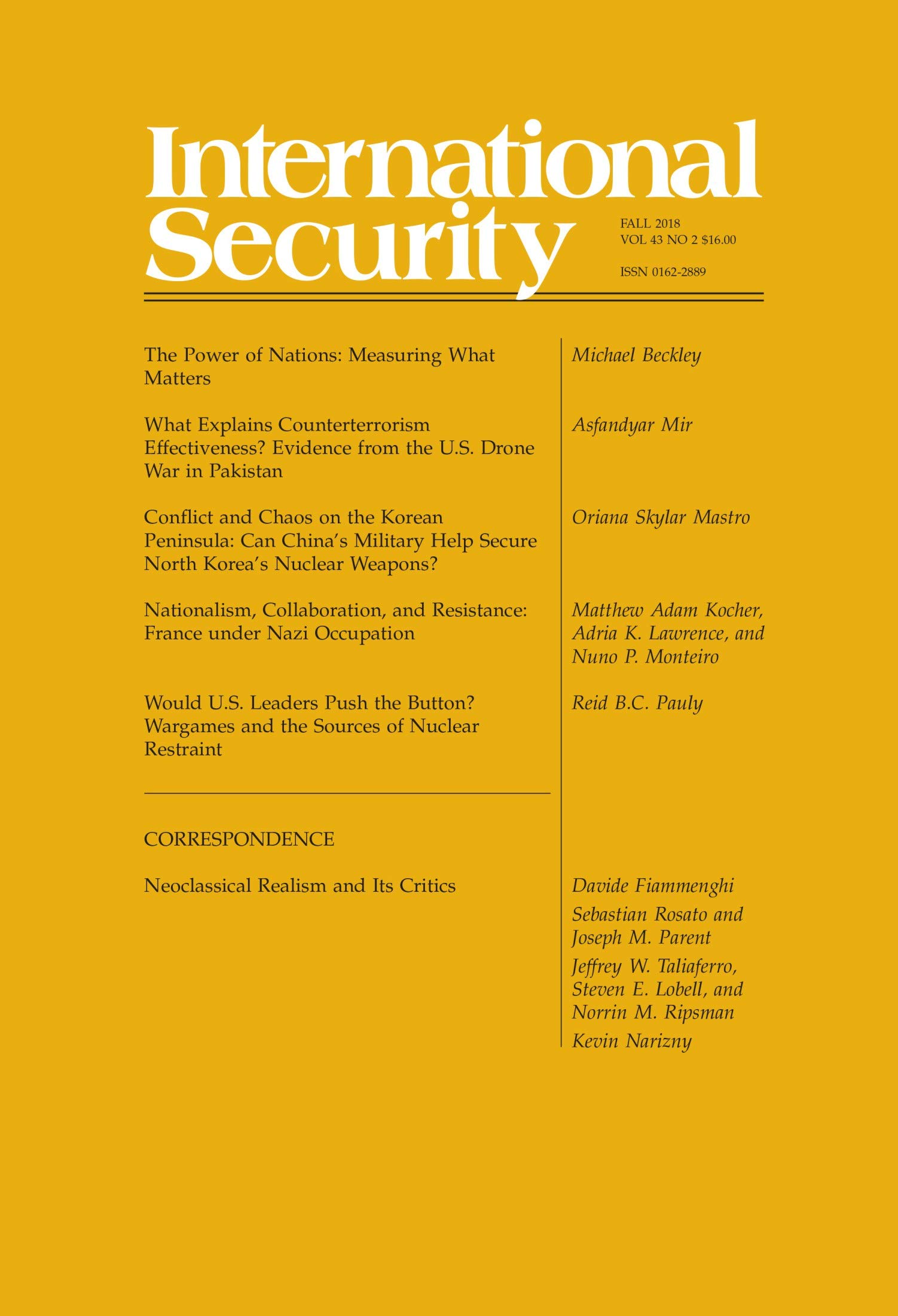 International relations journal.