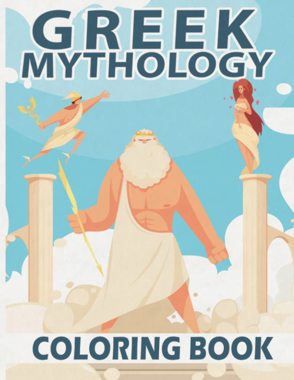 Greek Mythology Coloring Book: Gods and Goddesses Coloring Books for ...